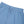 Close-up of the Blue waistband, elastic band with a white drawstring and black cord tips