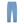 Blue tapered pants laid flat from the back, smooth elastic waist and narrow ankle hem