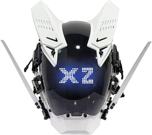 Tech White Helmet Cyberpunk