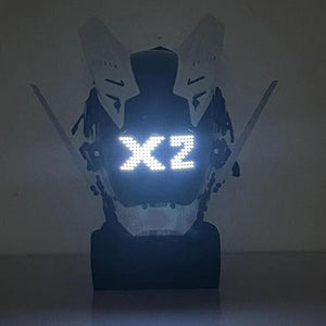 Tech White Helmet Cyberpunk