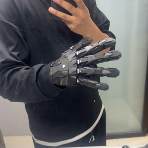 Techwear 3D Printing Mechanical Gloves