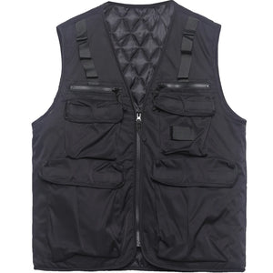 Techwear Cargo Vest Padded