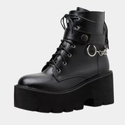 BOTTINES À CHAÎNES TECHWEAR