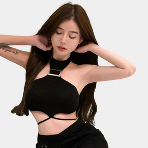 Techwear Crop Top Sexy