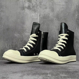 Techwear Designer Black Boots Men