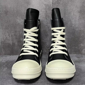 Techwear Designer Black Boots Men