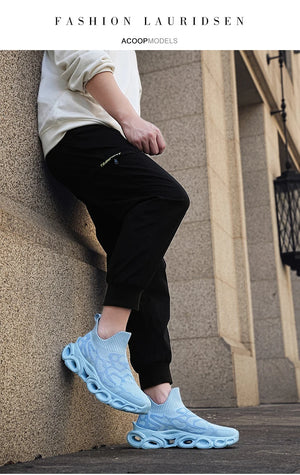 Techwear Graffiti Slip-On Sneakers - graffiti slip-on sneakers