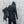 Techwear Hoodie Diagonal Zip – back view, asymmetric hem