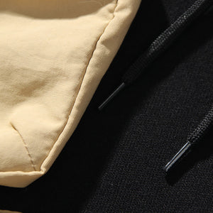 Techwear Hoodie Embroidered Cotton Pocket