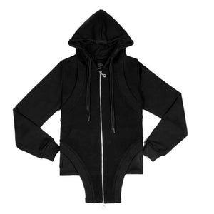 Techwear Hoodie Irregular Zippers