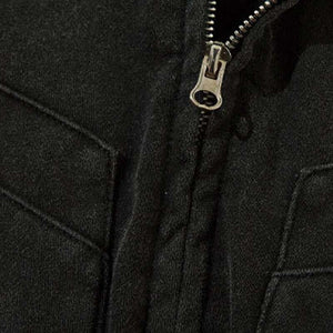 Techwear Hoodie Vintage Zipper