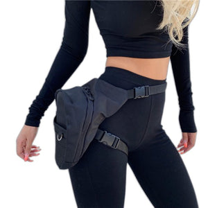 Techwear Leg Bag - product view on white background