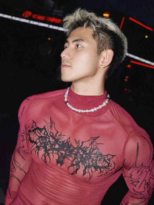 Techwear Mesh Compression Shirt
