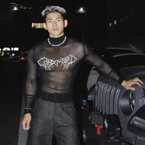 Techwear Mesh Compression Shirt