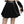 Techwear Mini Skirt - product view on white background