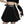 Techwear Mini Skirt - product view on white background