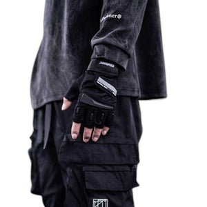 Techwear Ninja Gloves - product view on white background