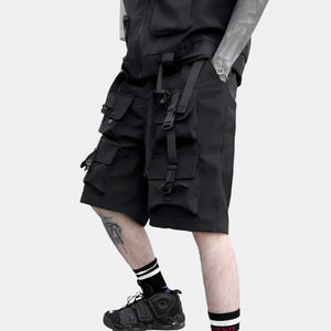 Techwear Shorts Men's Dark Tiderips