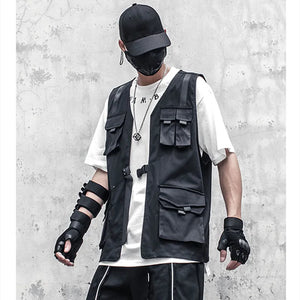 Techwear Style Cargo Vest