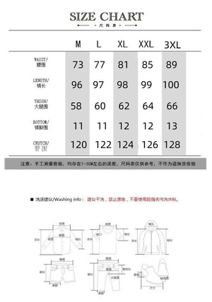 Pantalon noir à revers style Techwear