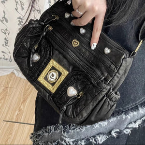 Teenager Black Purse Y2k