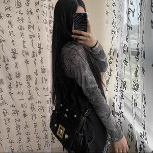 Teenager Black Purse Y2k