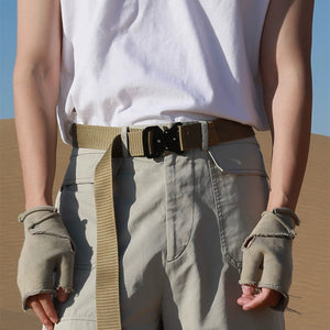 Terry Fabric Techwear Fingerless Gloves