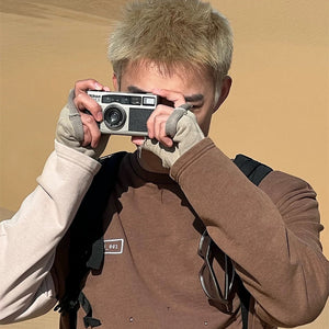 Terry Fabric Techwear Fingerless Gloves