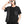 Thick Black T Shirt Women - product view on white background