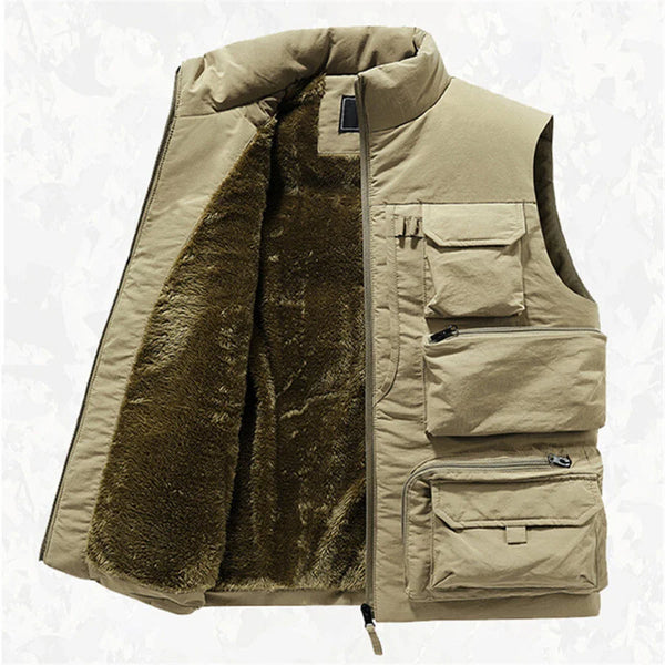 Thick Fleece Utility Vest