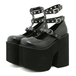 Thick-heeled Shoes Y2K