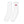 Thick White Socks - product view on white background