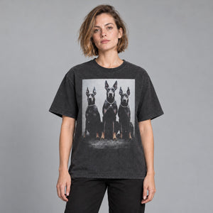 Three Dogs Graphic T Shirts Y2K – worn by a woman