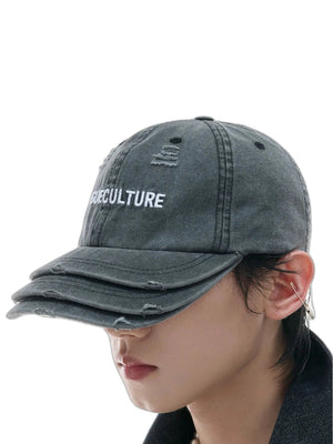 Three Layer Baseball Cap - product view on white background