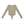 Khaki colourway of the long sleeve bodysuit laid flat, a light beige with the white CYBER wordmark