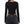 Back view of the black bodysuit on a model, plain back, high-cut legs and thumbholes at the cuffs