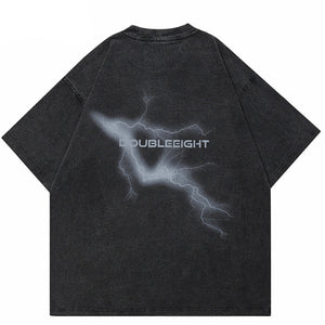 Thunder Lightning Y2K Graphic Tees