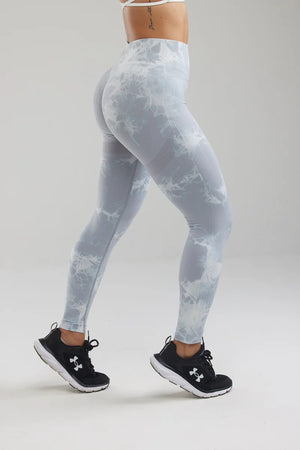 Tie-Dye Butt Scrunch Grey Leggings