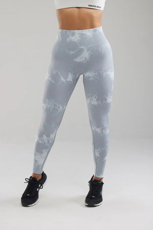 Tie-Dye Butt Scrunch Grey Leggings