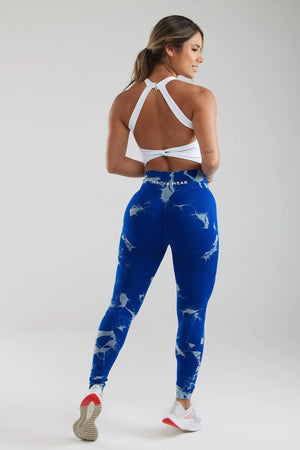 Tie-Dye Butt Scrunch Leggings Blue