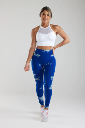 Tie-Dye Butt Scrunch Leggings Blue