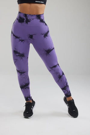 Tie-Dye Butt Scrunch Purple Leggings