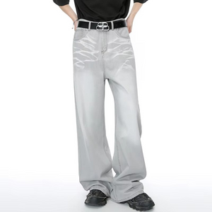 Tie-dyed Y2k Jeans Baggy