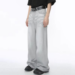 Tie-dyed Y2k Jeans Baggy