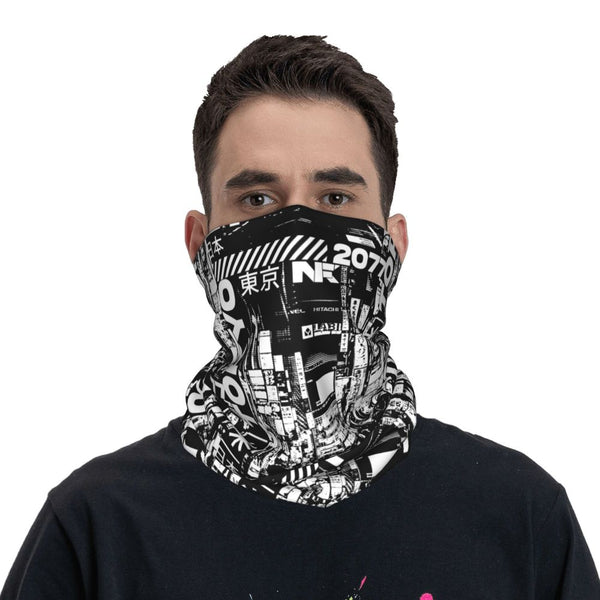 Tokyo Black Techwear Bandana