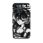 Schwarz-Weiße iPhone 15 Pro Max Hülle