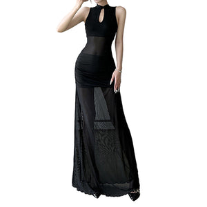 Transparent Gothic Evening Dress