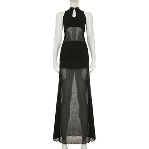 Transparent Gothic Evening Dress