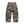 Brown tree camo colourway laid flat, branches and leaves printed edge to edge over the cotton