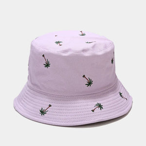 Tree Embroidery Bucket Hat